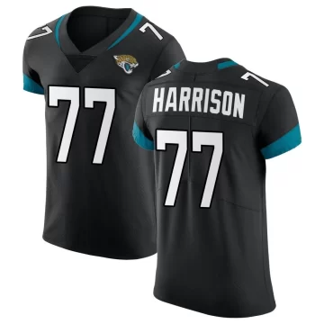 Men's Jacksonville Jaguars ＃77 Anton Harrison Black Elite Vapor Untouchable Jersey