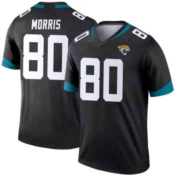 Men's Jacksonville Jaguars ＃80 Quintin Morris Black Legend Jersey