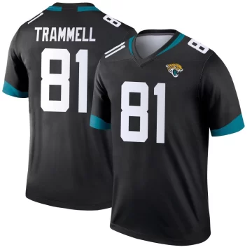 Men's Jacksonville Jaguars ＃81 Austin Trammell Black Legend Jersey