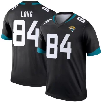 Men's Jacksonville Jaguars ＃84 Hunter Long Black Legend Jersey