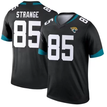 Men's Jacksonville Jaguars ＃85 Brenton Strange Black Legend Jersey