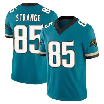 Men's Jacksonville Jaguars ＃85 Brenton Strange Teal Limited Prowler Throwback Vapor F.U.S.E. Jersey