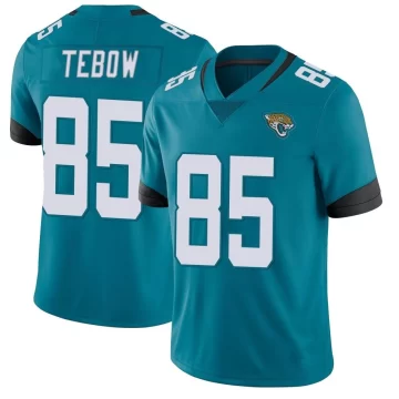 Men's Jacksonville Jaguars ＃85 Tim Tebow Teal Limited Vapor Untouchable Jersey