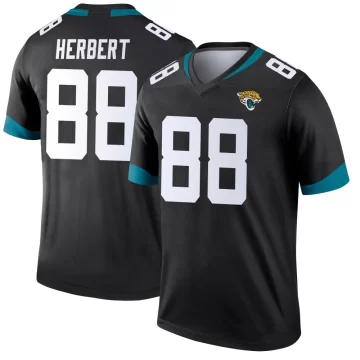 Men's Jacksonville Jaguars ＃88 Patrick Herbert Black Legend Jersey