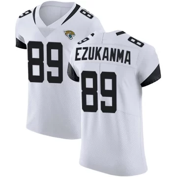 Men's Jacksonville Jaguars ＃89 Erik Ezukanma White Elite Vapor Untouchable Road Jersey