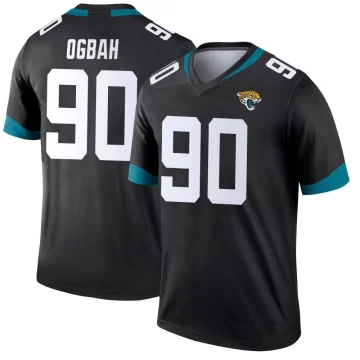 Men's Jacksonville Jaguars ＃90 Emmanuel Ogbah Black Legend Jersey
