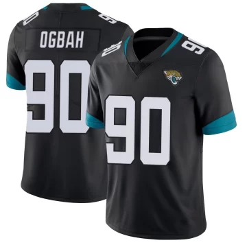 Men's Jacksonville Jaguars ＃90 Emmanuel Ogbah Black Limited Vapor Untouchable Jersey