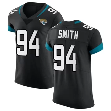Men's Jacksonville Jaguars ＃94 Maason Smith Black Elite Vapor Untouchable Jersey
