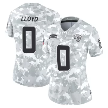 Women's Jacksonville Jaguars ＃0 Devin Lloyd Arctic Camo Limited 2024 Salute to Service Jersey