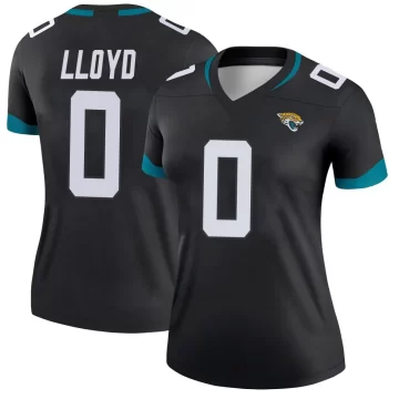 Women's Jacksonville Jaguars ＃0 Devin Lloyd Black Legend Jersey