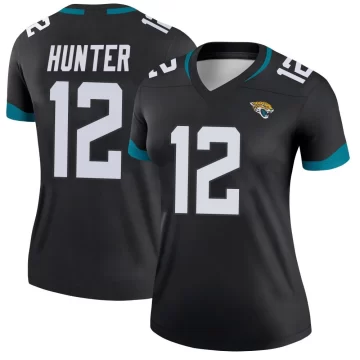 Women's Jacksonville Jaguars ＃12 Travis Hunter Black Legend Jersey
