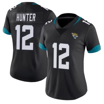 Women's Jacksonville Jaguars ＃12 Travis Hunter Black Limited Vapor Untouchable Jersey