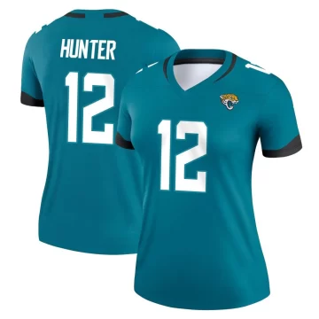 Women's Jacksonville Jaguars ＃12 Travis Hunter Teal Legend Jersey