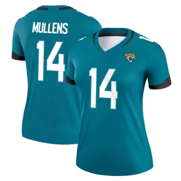 Women's Jacksonville Jaguars ＃14 Nick Mullens Teal Legend Jersey