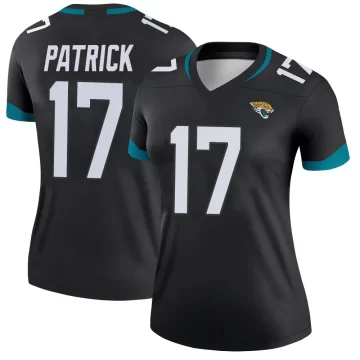 Women's Jacksonville Jaguars ＃17 Tim Patrick Black Legend Jersey