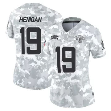 Women's Jacksonville Jaguars ＃19 Seth Henigan Arctic Camo Limited 2024 Salute to Service Jersey