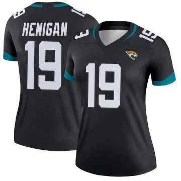 Women's Jacksonville Jaguars ＃19 Seth Henigan Black Legend Jersey