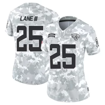 Women's Jacksonville Jaguars ＃25 Rayuan Lane III Arctic Camo Limited 2024 Salute to Service Jersey