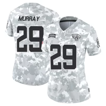 Women's Jacksonville Jaguars ＃29 Eric Murray Arctic Camo Limited 2024 Salute to Service Jersey