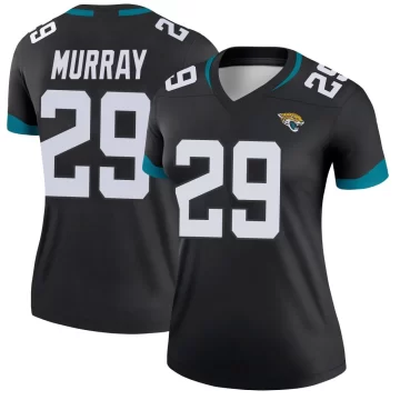 Women's Jacksonville Jaguars ＃29 Eric Murray Black Legend Jersey