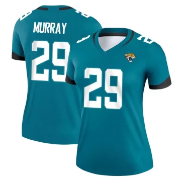 Women's Jacksonville Jaguars ＃29 Eric Murray Teal Legend Jersey