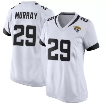 Women's Jacksonville Jaguars ＃29 Eric Murray White Game Jersey