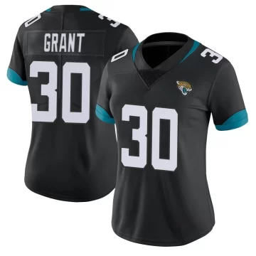 Women's Jacksonville Jaguars ＃30 Corey Grant Black Limited Vapor Untouchable Jersey