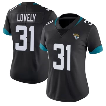 Women's Jacksonville Jaguars ＃31 Keni-H Lovely Black Limited Vapor Untouchable Jersey