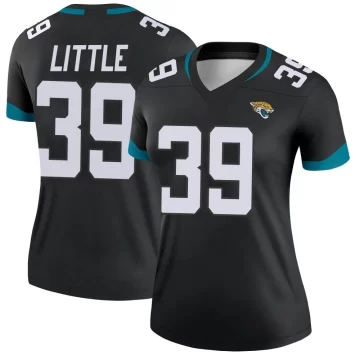 Women's Jacksonville Jaguars ＃39 Cam Little Black Legend Jersey