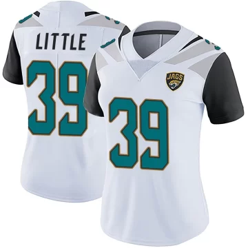 Women's Jacksonville Jaguars ＃39 Cam Little White Limited Vapor Untouchable Jersey