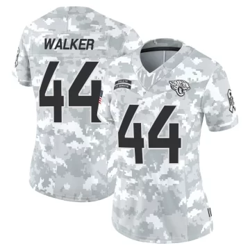 Women's Jacksonville Jaguars ＃44 Travon Walker Arctic Camo Limited 2024 Salute to Service Jersey