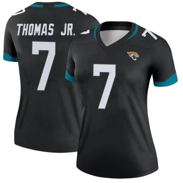 Women's Jacksonville Jaguars ＃7 Brian Thomas Jr. Black Legend Jersey
