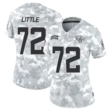 Women's Jacksonville Jaguars ＃72 Walker Little Arctic Camo Limited 2024 Salute to Service Jersey