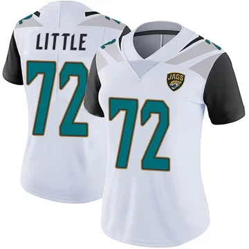 Women's Jacksonville Jaguars ＃72 Walker Little White Limited Vapor Untouchable Jersey