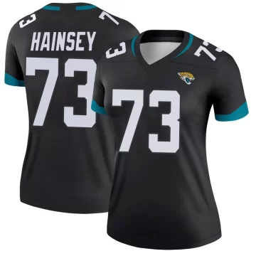 Women's Jacksonville Jaguars ＃73 Robert Hainsey Black Legend Jersey