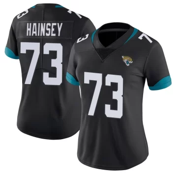 Women's Jacksonville Jaguars ＃73 Robert Hainsey Black Limited Vapor Untouchable Jersey