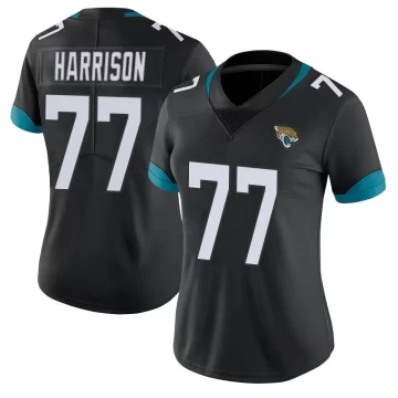 Women's Jacksonville Jaguars ＃77 Anton Harrison Black Limited Vapor Untouchable Jersey