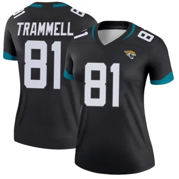 Women's Jacksonville Jaguars ＃81 Austin Trammell Black Legend Jersey