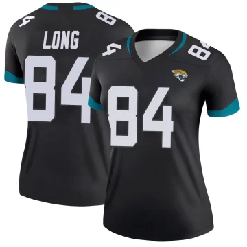 Women's Jacksonville Jaguars ＃84 Hunter Long Black Legend Jersey