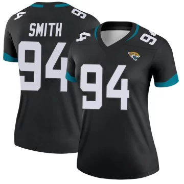 Women's Jacksonville Jaguars ＃94 Maason Smith Black Legend Jersey