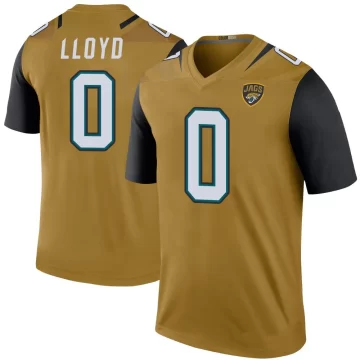 Youth Jacksonville Jaguars ＃0 Devin Lloyd Gold Legend Color Rush Bold Jersey