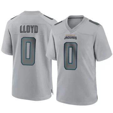Youth Jacksonville Jaguars ＃0 Devin Lloyd Gray Game Atmosphere Fashion Jersey