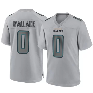 Youth Jacksonville Jaguars ＃0 Levi Wallace Gray Game Atmosphere Fashion Jersey