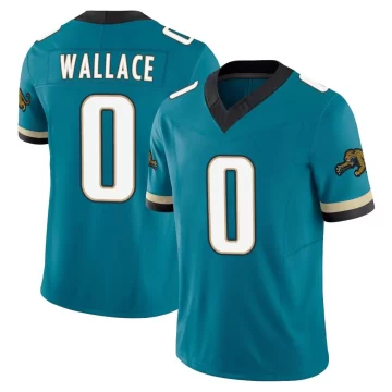 Youth Jacksonville Jaguars ＃0 Levi Wallace Teal Limited Prowler Throwback Vapor F.U.S.E. Jersey