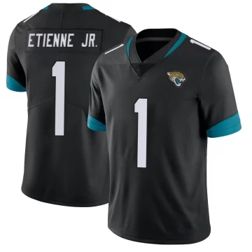Youth Jacksonville Jaguars ＃1 Travis Etienne Jr. Black Limited Vapor Untouchable Jersey