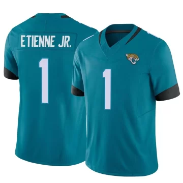 Youth Jacksonville Jaguars ＃1 Travis Etienne Jr. Teal Limited Vapor F.U.S.E. Jersey