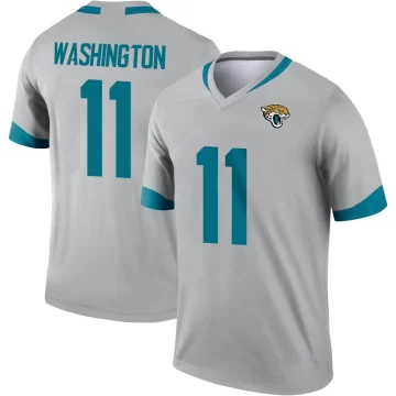 Youth Jacksonville Jaguars ＃11 Parker Washington Legend Silver Inverted Jersey
