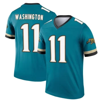 Youth Jacksonville Jaguars ＃11 Parker Washington Teal Legend Prowler Throwback Jersey