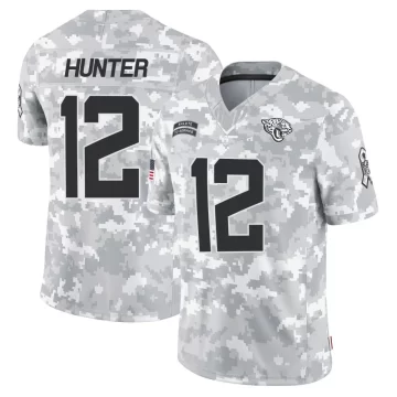 Youth Jacksonville Jaguars ＃12 Travis Hunter Arctic Camo Limited 2024 Salute to Service Jersey