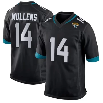 Youth Jacksonville Jaguars ＃14 Nick Mullens Black Game Jersey